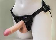 Купить Трусики Harness с двумя насадками UNI strap - 17,5 и 18 см. в Москве.