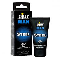 Купить Эрекционный гель для пениса pjur MAN Steel Gel - 50 мл. в Москве.