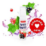 Купить Гель-смазка Tutti-frutti со вкусом смородины - 30 гр. в Москве.
