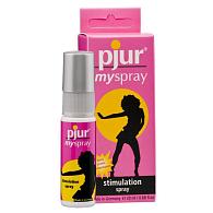 Купить Возбуждающий женский спрей pjur MYSPRAY - 20 мл. в Москве.