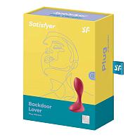 Купить Красный вибромассажёр простаты Satisfyer Backdoor Lover - 14 см. в Москве.