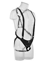 Купить Страпон-система с телесной насадкой 11  Hollow Strap-On Suspender System - 28 см. в Москве.