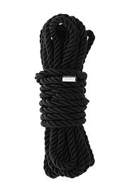 Купить Черная веревка для шибари DELUXE BONDAGE ROPE - 5 м. в Москве.