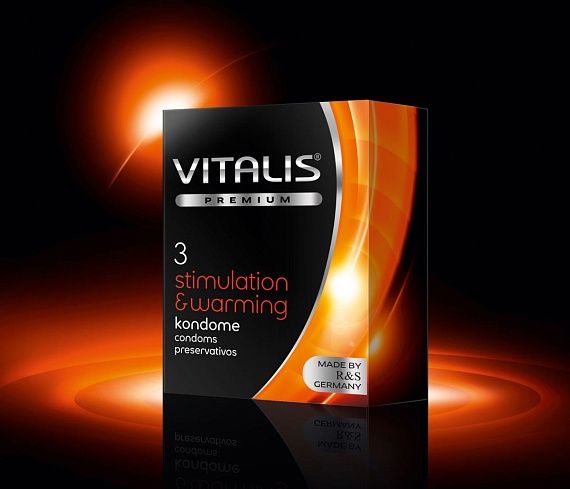 Купить Презервативы VITALIS premium №3 Stimulation   warming с согревающим эффектом - 3 шт. в Москве.