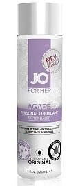 Купить Женский лубрикант на водной основе JO AGAPE LUBRICANT ORIGINAL - 120 мл. в Москве.