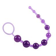 Купить Фиолетовая анальная цепочка Sassy Anal Beads - 26,7 см. в Москве.