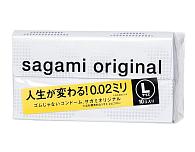 Купить Презервативы Sagami Original 0.02 L-size увеличенного размера - 10 шт. в Москве.