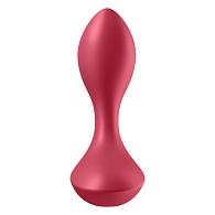 Купить Красный вибромассажёр простаты Satisfyer Backdoor Lover - 14 см. в Москве.