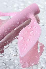 Купить Розовый силиконовый вагинальный шарик с лепесточками в Москве.