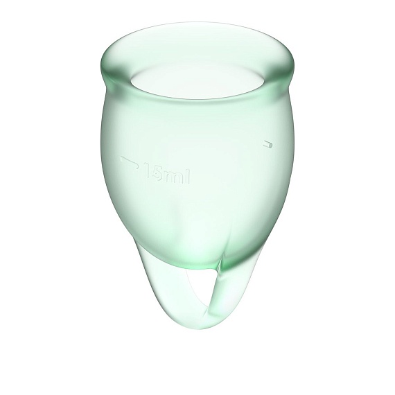 Купить Набор зеленых менструальных чаш Feel confident Menstrual Cup в Москве.