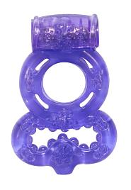Купить Фиолетовое эрекционное кольцо Rings Treadle с подхватом в Москве.