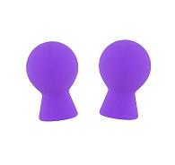 Купить Фиолетовые присоски для груди LIT-UP NIPPLE SUCKERS SMALL PURPLE в Москве.