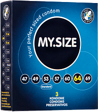 Купить Презервативы MY.SIZE №3 размер 64 - 3 шт. в Москве.
