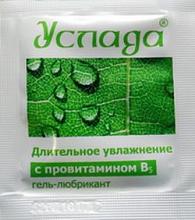Купить Гель-лубрикант  Услада  в одноразовой упаковке - 4 гр. в Москве.