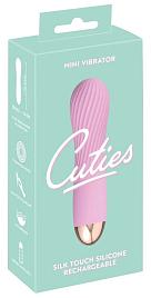 Купить Розовый мини-вибратор Cuties 2.0 - 12,5 см. в Москве.