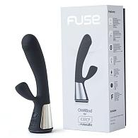 Купить Чёрный интерактивный вибратор Ohmibod Fuse - 18 см. в Москве.