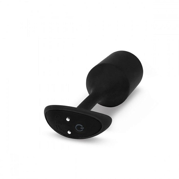 Купить Черная пробка для ношения с вибрацией Snug Plug 4 - 14 см. в Москве.