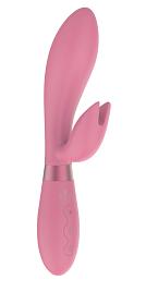 Купить Розовый вибратор-кролик Indeep Malena - 21,5 см. в Москве.