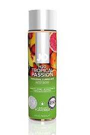 Купить Лубрикант на водной основе с ароматом тропических фруктов JO Flavored Tropical Passion - 120 мл. в Москве.