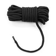 Купить Черная верёвка для любовных игр - 10 м. в Москве.