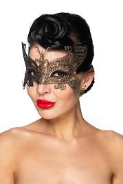 Купить Золотистая карнавальная маска  Турайс в Москве.
