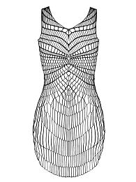 Купить Оригинальное сетчатое платье с разрезами по бокам в Москве.