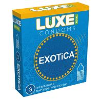 Купить Текстурированные презервативы LUXE Royal Exotica - 3 шт. в Москве.