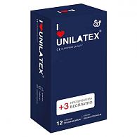 Купить Ультрапрочные презервативы Unilatex Extra Strong - 12 шт. + 3 шт. в подарок в Москве.