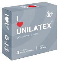 Купить Презервативы с рёбрами Unilatex Ribbed - 3 шт. в Москве.