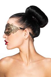 Купить Золотистая карнавальная маска  Антарес в Москве.