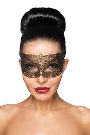 Купить Золотистая карнавальная маска  Альтаир в Москве.