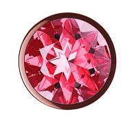 Купить Пробка цвета розового золота с малиновым кристаллом Diamond Ruby Shine L - 8,3 см. в Москве.