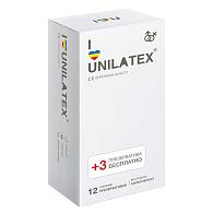 Купить Разноцветные ароматизированные презервативы Unilatex Multifruit  - 12 шт. + 3 шт. в подарок в Москве.