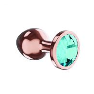 Купить Пробка цвета розового золота с малиновым кристаллом Diamond Topaz Shine L - 8,3 см. в Москве.