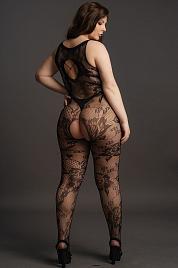 Купить Ажурный кэтсьюит Criss Cross Neck Bodystocking в Москве.