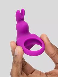 Купить Фиолетовое эрекционное виброкольцо Happy Rabbit Cock Ring Kit в Москве.