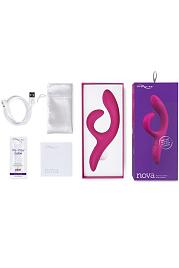 Купить Фиолетовый вибратор-кролик We-Vibe Nova 2 - 20,5 см. в Москве.