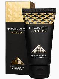 Купить Гель для увеличения члена Titan Gel Gold Tantra - 50 мл. в Москве.