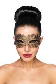 Купить Золотистая карнавальная маска  Антарес в Москве.
