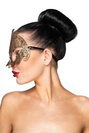 Купить Золотистая карнавальная маска  Нави в Москве.