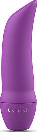 Купить Фиолетовая вибропуля Bmine Basic Curve - 7,6 см. в Москве.